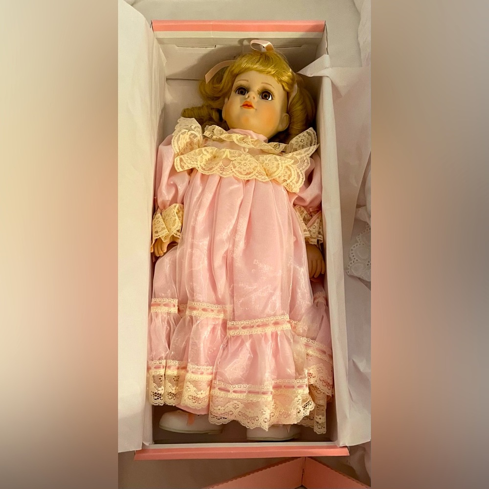 Porcelain Doll Victorian doll vintage
